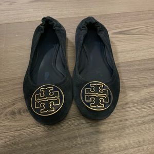Navy Tory Burch Flats